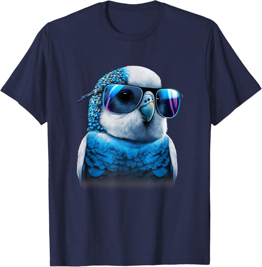 Budgie Bird Parakeet For Budgerigar Owner T-Shirt - T-Shirt | Navy