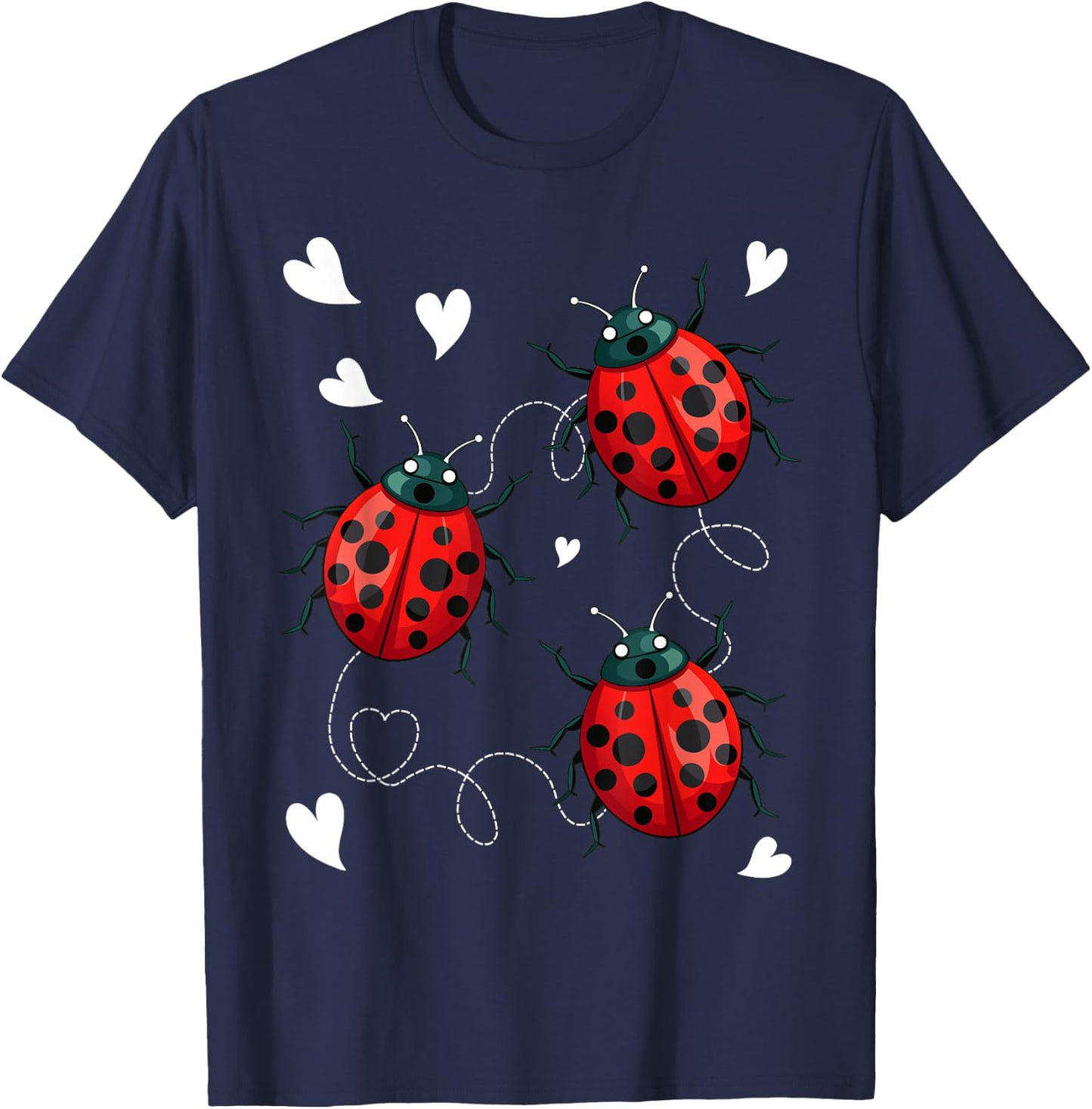 Ladybug Ladybugs Ladybug T-Shirt - T-Shirt | Navy