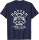 Funny Women's Hotter than a 2 Dollar Pistol Casual Graphic T-Shirt - T-Shirt | Navy