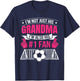 I'm Not Just His Grandma Grandmother Funny Soccer Women T-Shirt - T-Shirt | Navy