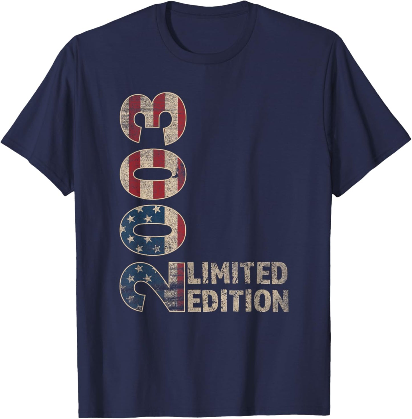 22th Birthday Gift men Vintage born 2003 turning 22 Year Old T-Shirt - T-Shirt | Navy