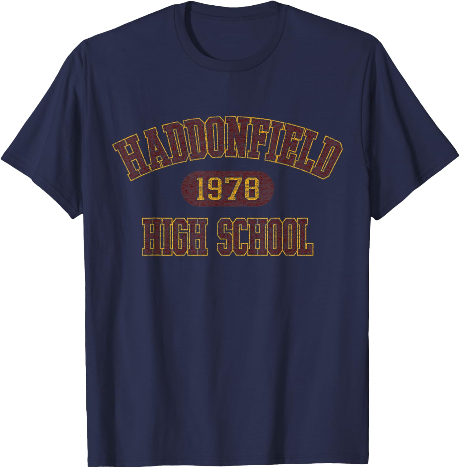 Retro Haddonfield High School T-Shirt - T-Shirt | Navy