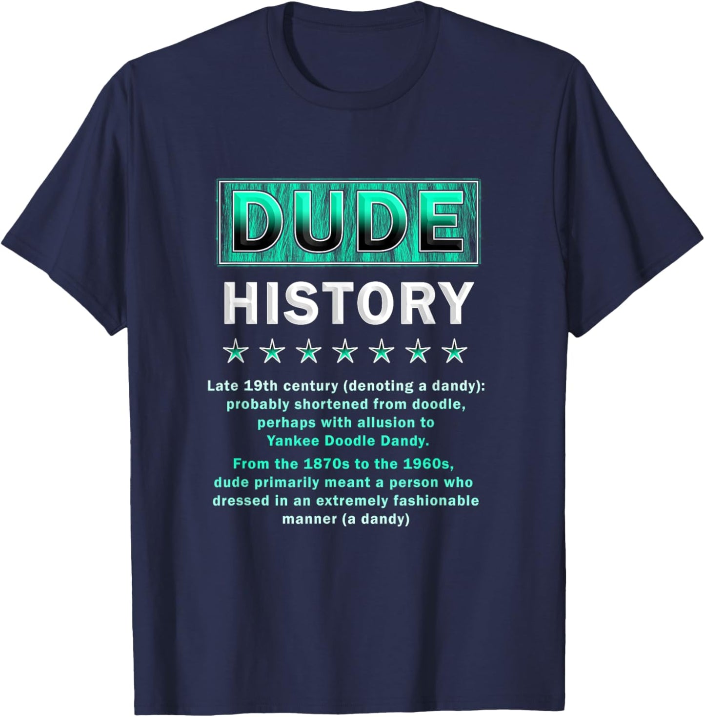 Perfect Dude Merchandise Perfect Dude Shirt Dude T-Shirt - T-Shirt | Navy