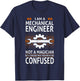 Funny "Engineer Not A Magician" Mechanical Engineer T-Shirt - T-Shirt | Navy