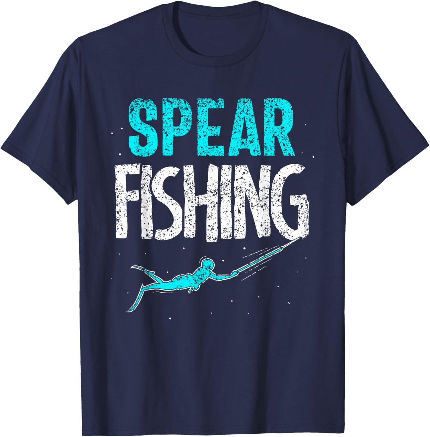 Spearfishing Spear Fishing Spearfisher Spearfishing T-Shirt - T-Shirt | Navy