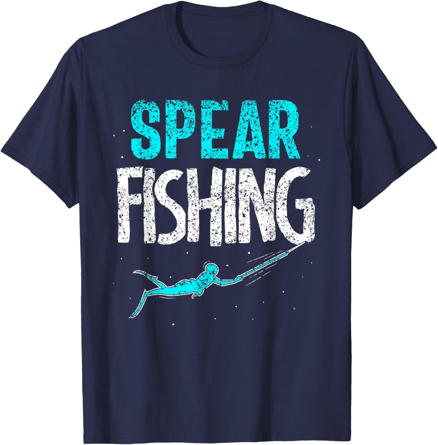 Spearfishing Spear Fishing Spearfisher Spearfishing T-Shirt - T-Shirt | Navy