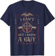 I Can't But I Know A Guy Jesus Cross Christian Believer T-Shirt - T-Shirt | Navy