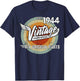 1944 Born Made in 1944 Vintage Biker Birthday Gifts T-Shirt - T-Shirt | Navy