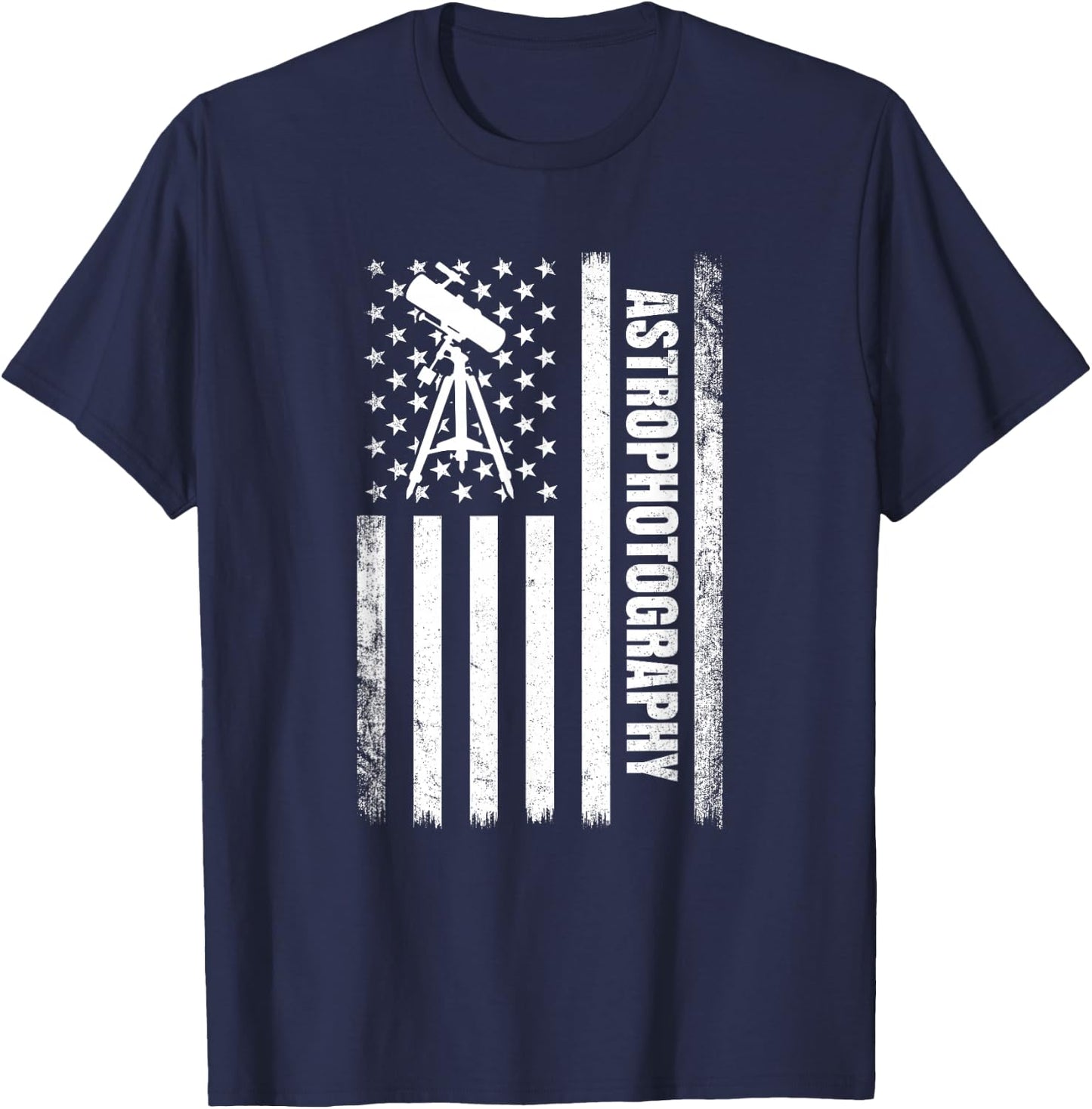 astrophotography American Flag, astrophotography Kids Men T-Shirt - T-Shirt | Navy