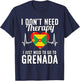 Grenada Flag I Grenada Flag I Vacation Grenada T-Shirt - T-Shirt | Navy