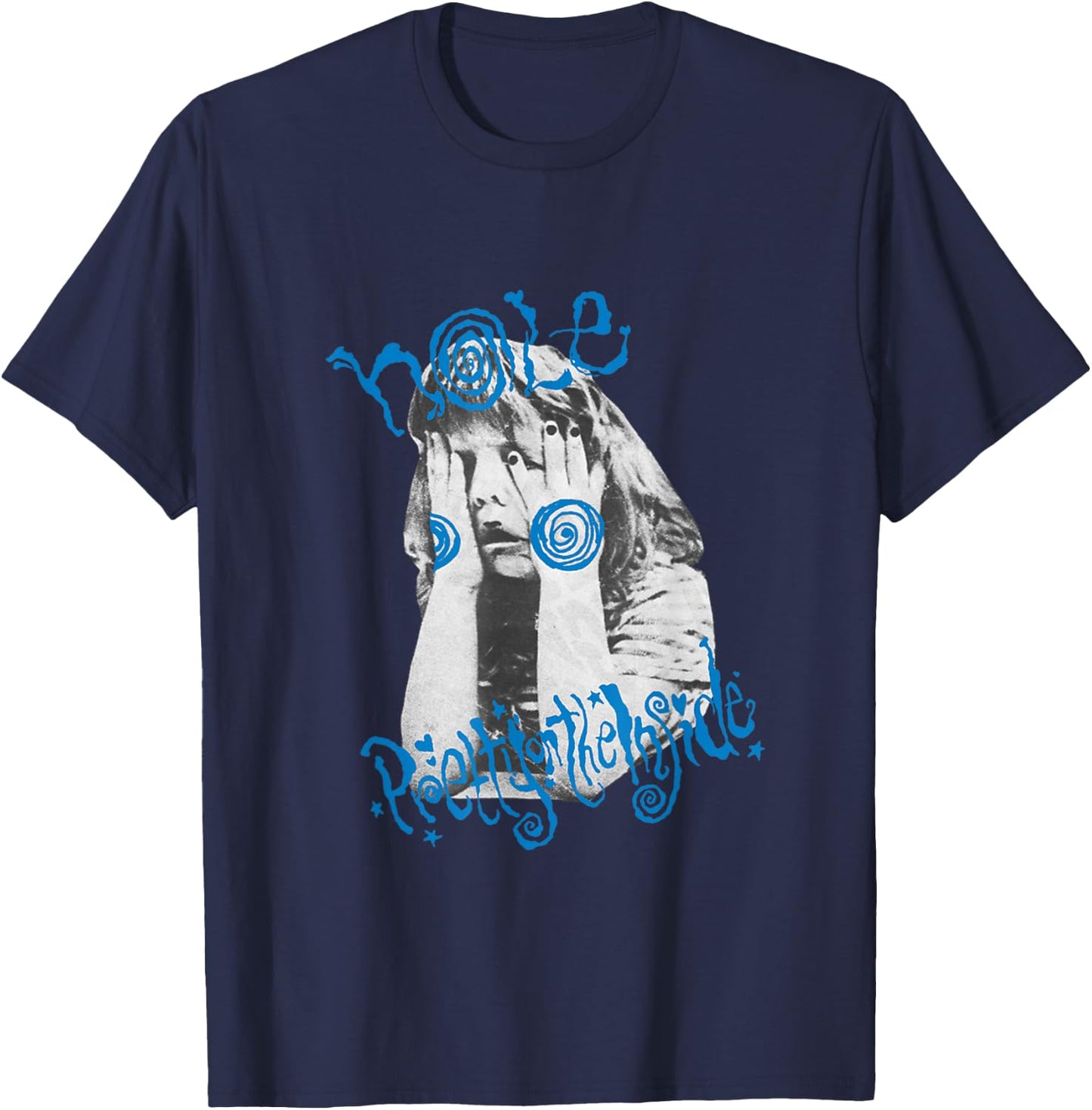 Hole - Pretty On The Inside T-Shirt - T-Shirt | Navy