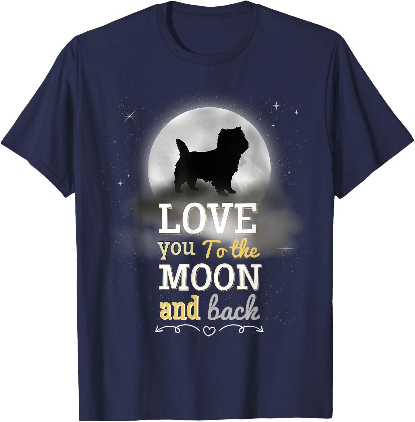 Cairn Terrier Dog Breed T-Shirt - T-Shirt | Navy