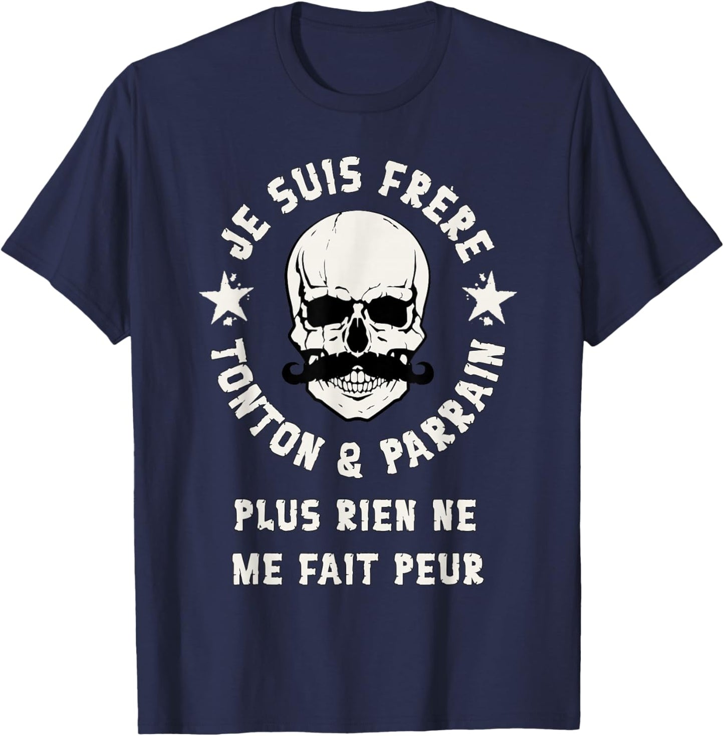 Brother Tonton and Godfather Gift Christening Future Godfather T-Shirt - T-Shirt | Navy