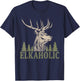 Hunting Elkaholic Hunters Funny Wilderness Hunting Lovers T-Shirt - T-Shirt | Navy