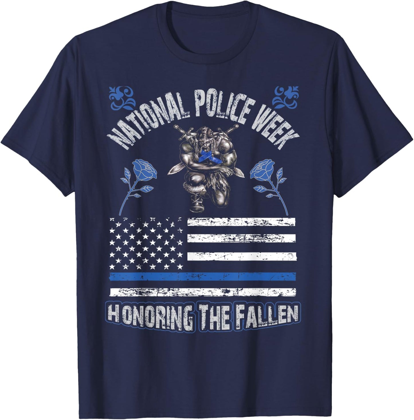 Police Appreciation Week Presents National Police Week 2026 T-Shirt - T-Shirt | Navy