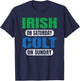 Irish on Saturday Colt on Sunday Sports Fans Funny Vintage T-Shirt - T-Shirt | Navy