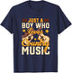 Just A Boy Who Loves Country Music T-Shirt - T-Shirt | Navy