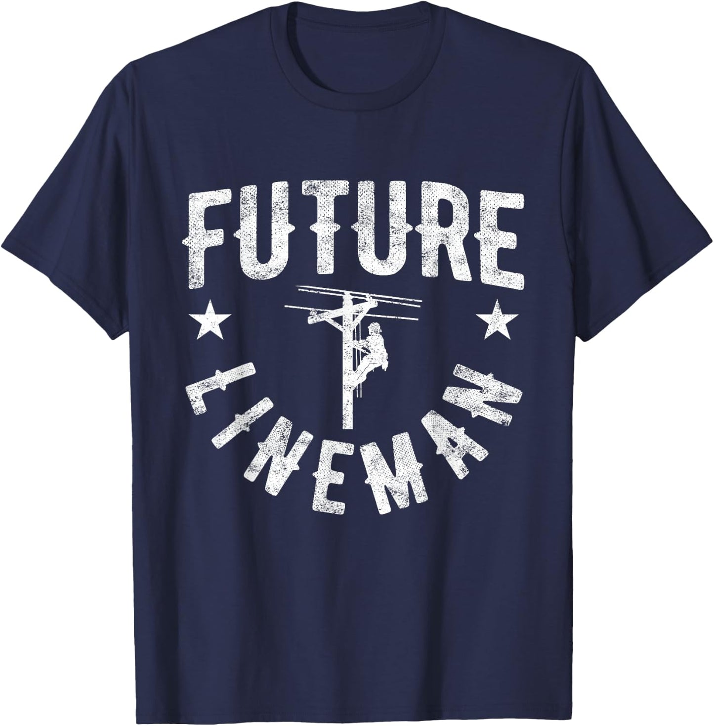 Future Lineman T-Shirt - T-Shirt | Navy