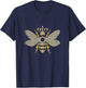 Queen Bee Jewellery Jewels Sweet Beekeeping Beekeeper T-Shirt - T-Shirt | Navy