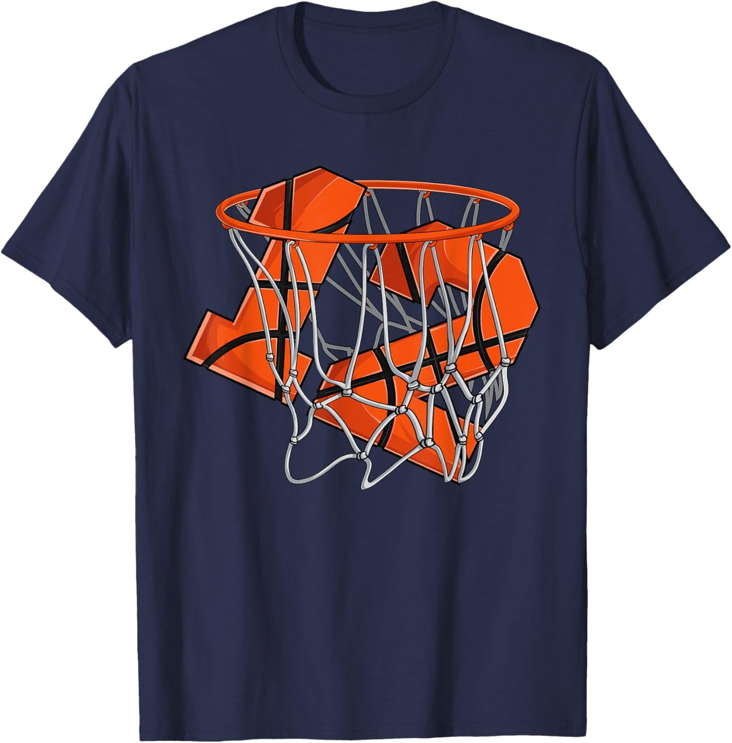 12th Birthday Basketball Shirt Kids, Boys 12 Year Old T-Shirt - T-Shirt | Navy