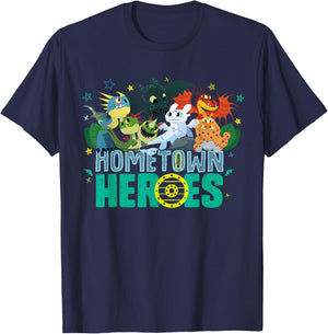 How to Train Your Dragon 3 Heroes of the Hometown T-Shirt - T-Shirt | Navy