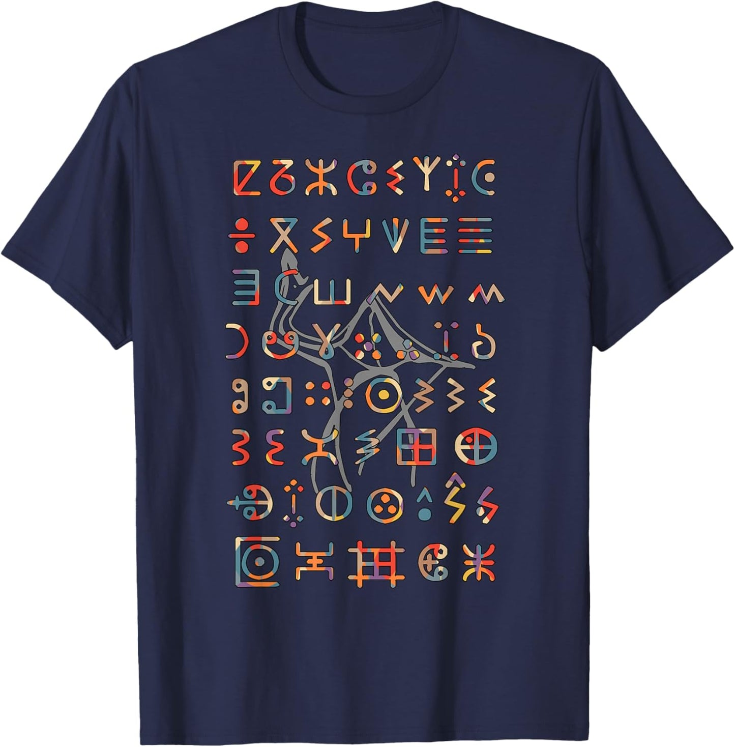 Amazigh Design, Amazigh Art T-Shirt - T-Shirt | Navy