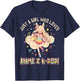 KPop Korean PopMusic Just a Girl who loves Anime and K-Pop T-Shirt - T-Shirt | Navy
