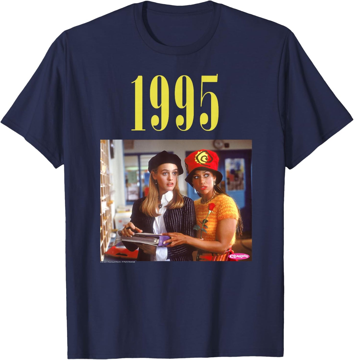 Clueless 1995 Photo T-Shirt - T-Shirt | Navy