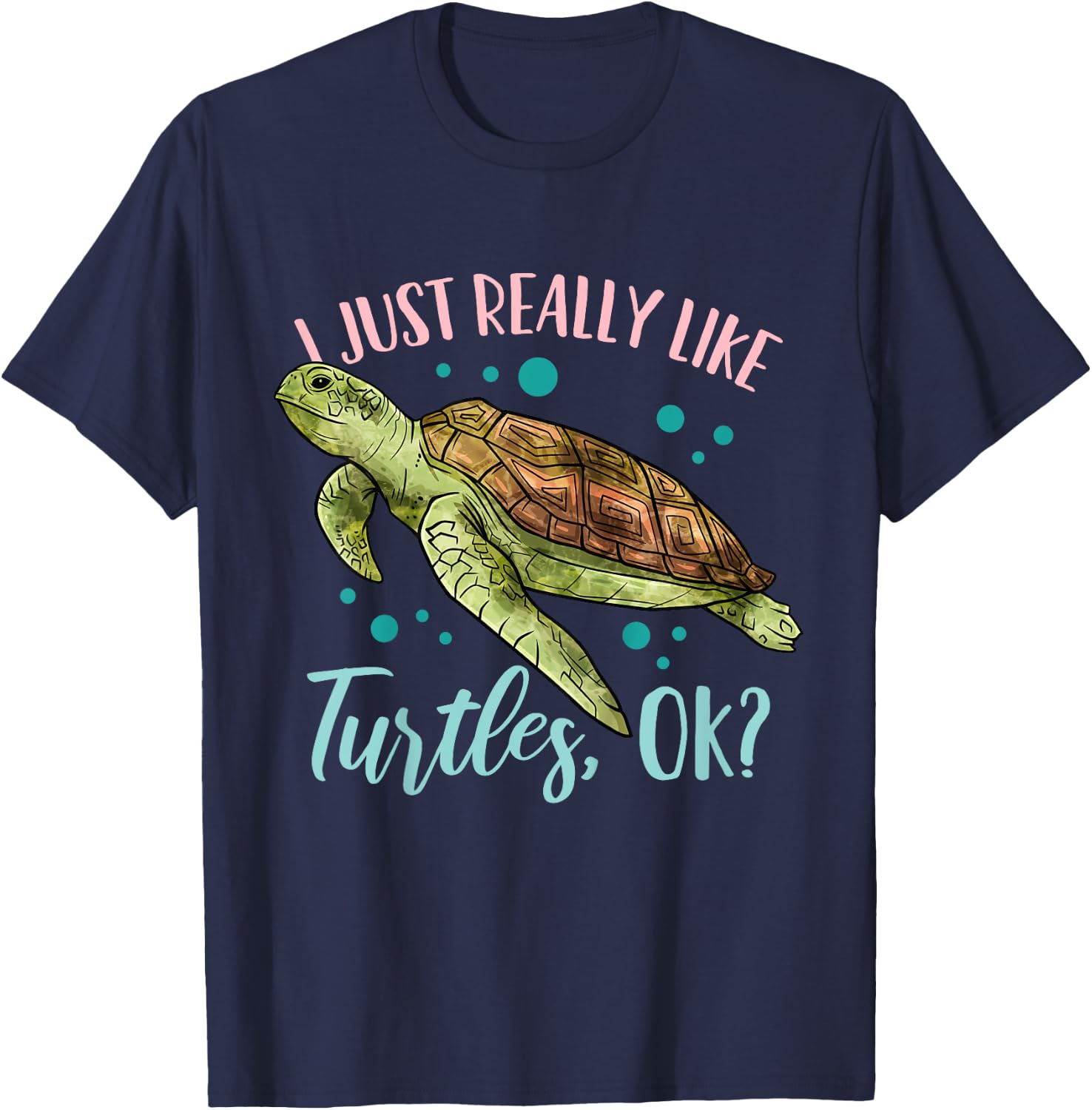 Kids Sea Turtle T-Shirt - T-Shirt | Navy