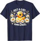 Just A Girl Who Loves Ducks Cute Duck T-Shirt - T-Shirt | Navy