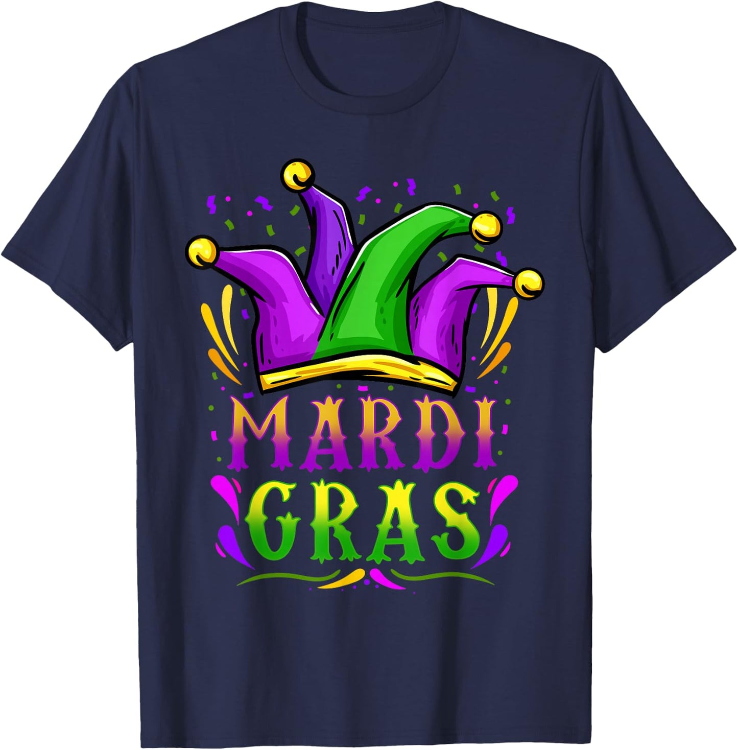 Carnival Party Hat Gift T-Shirt - T-Shirt | Navy