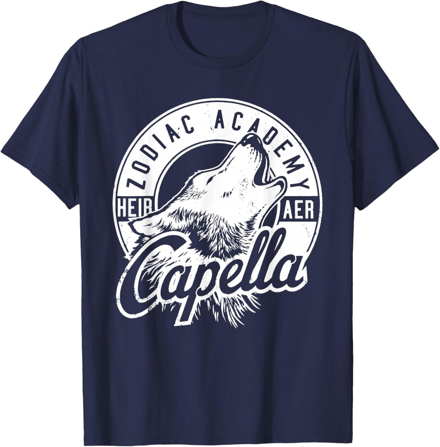 Seth Capella | Zodiac Academy | Darius Acrux T-Shirt - T-Shirt | Navy