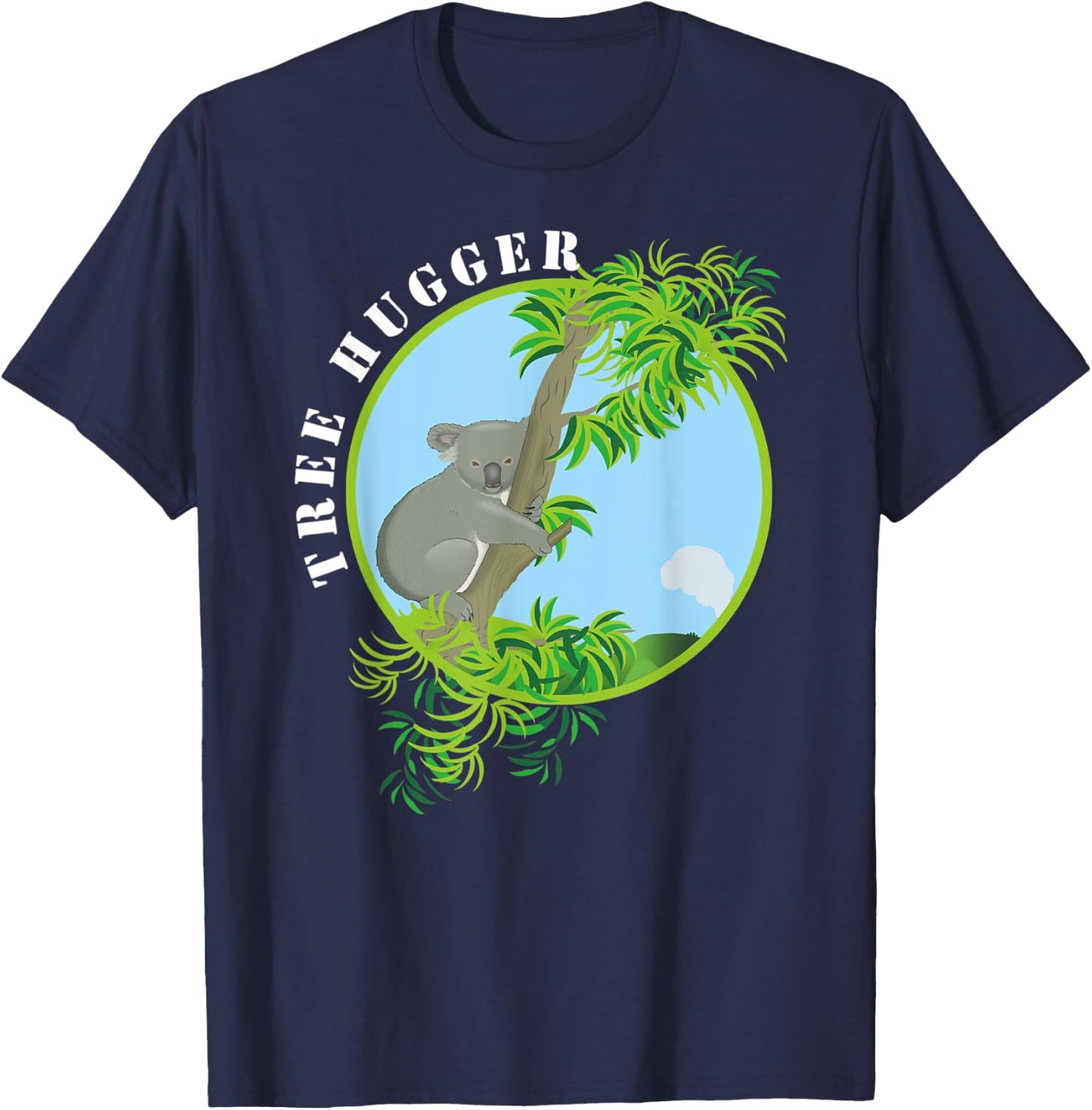 Koala Tree Hugger T-Shirt - T-Shirt | Navy
