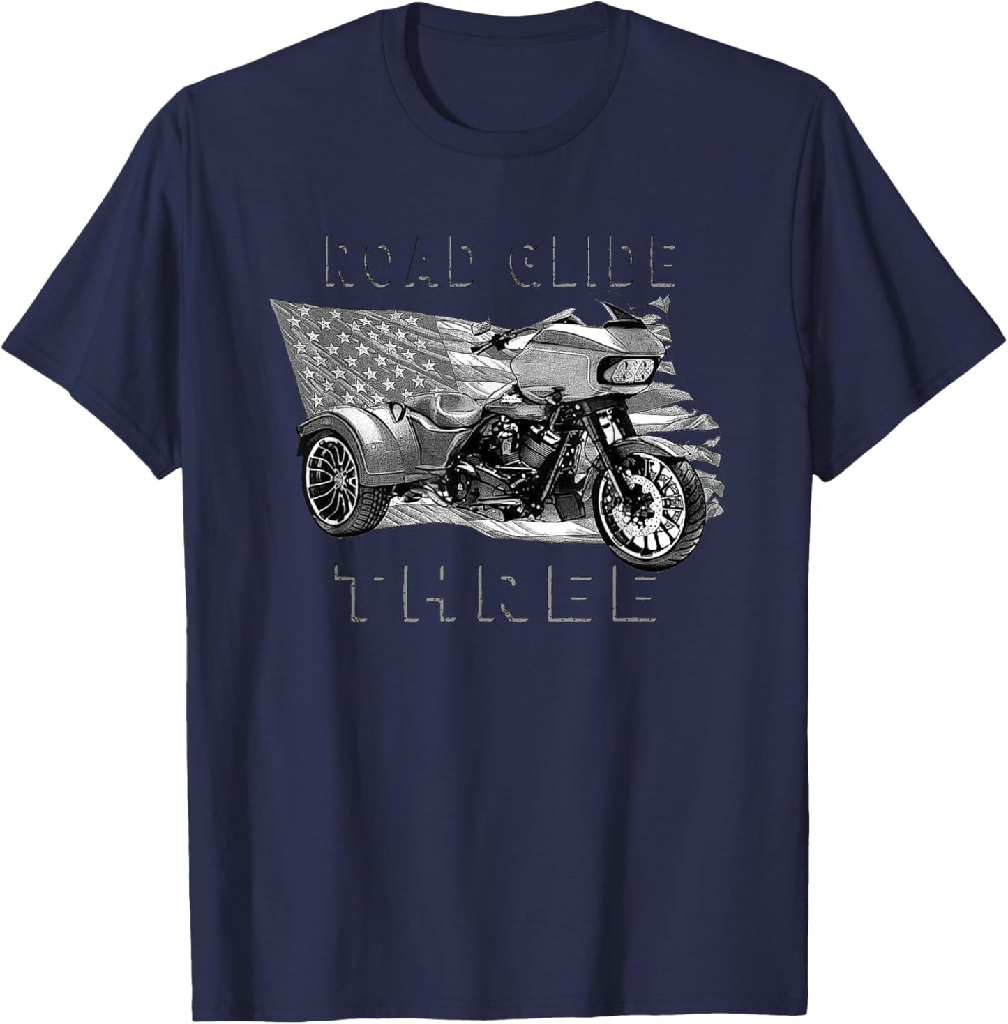 Road Glide Three T-Shirt - T-Shirt | Navy