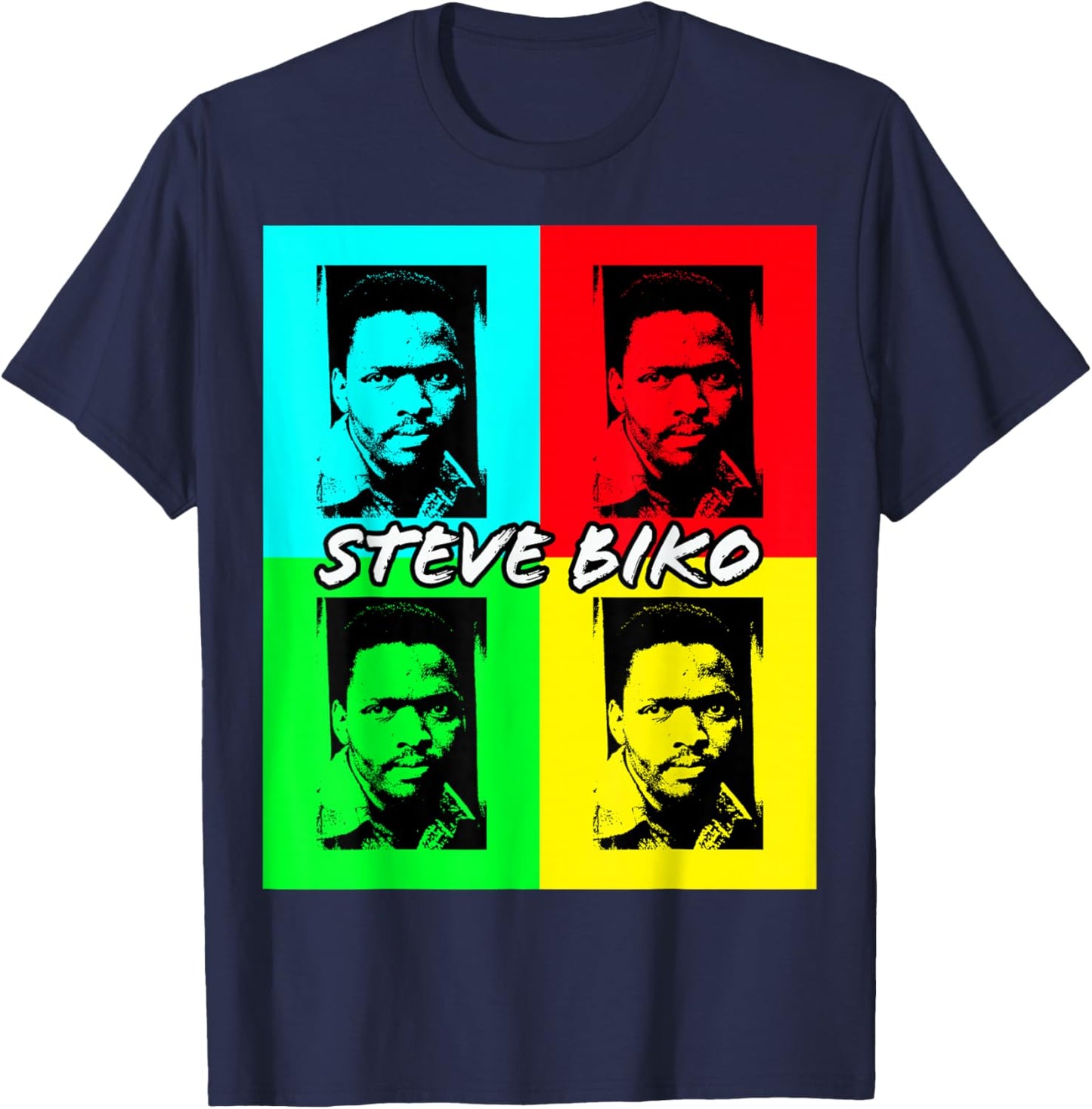 Steve Biko T-Shirt - T-Shirt | Navy