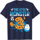 Milk and Cookies 3rd Birthday Boy Girl Third Birthday Family T-Shirt - T-Shirt | Navy