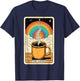 The Coffee Tarot Card Coffee Lover Funny Coffee T-Shirt - T-Shirt | Navy