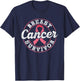 Breast Cancer Survivor Pink Awareness Fight Breast Cancer T-Shirt - T-Shirt | Navy