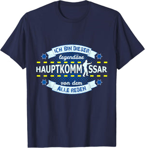 Polizeihauptkommissar Beförderung T-Shirt - T-Shirt | Navy