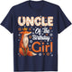 Uncle Fox Animal Lovers Birthday Girl Fox B-day Family T-Shirt - T-Shirt | Navy