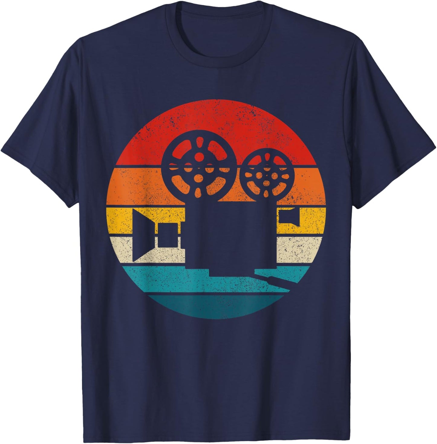 Vintage Camera Film Cameraman T-Shirt - T-Shirt | Navy