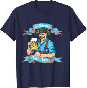 Fo Snitzel Prost German Oktoberfest Shirt or Women T-Shirt - T-Shirt | Navy