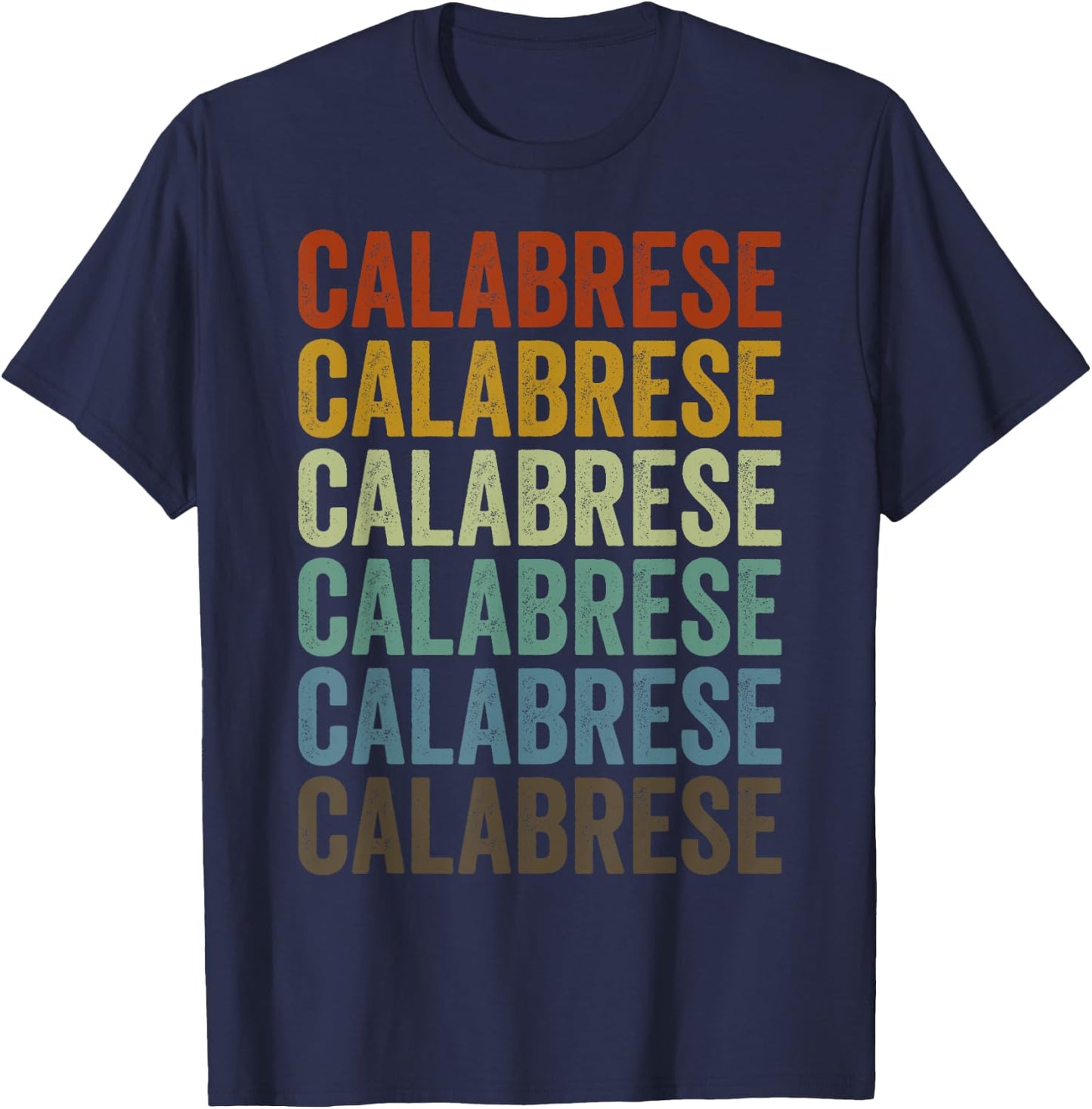 Calabrese Horse Retro T-Shirt - T-Shirt | Navy
