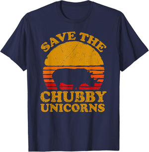 Pack A Punch Retro Unicorn - Women's Fantasy Lovers - Black - Small - Short Sleeve T-Shirt - T-Shirt | Navy