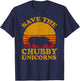Pack A Punch Retro Unicorn - Women's Fantasy Lovers - Black - Small - Short Sleeve T-Shirt - T-Shirt | Navy