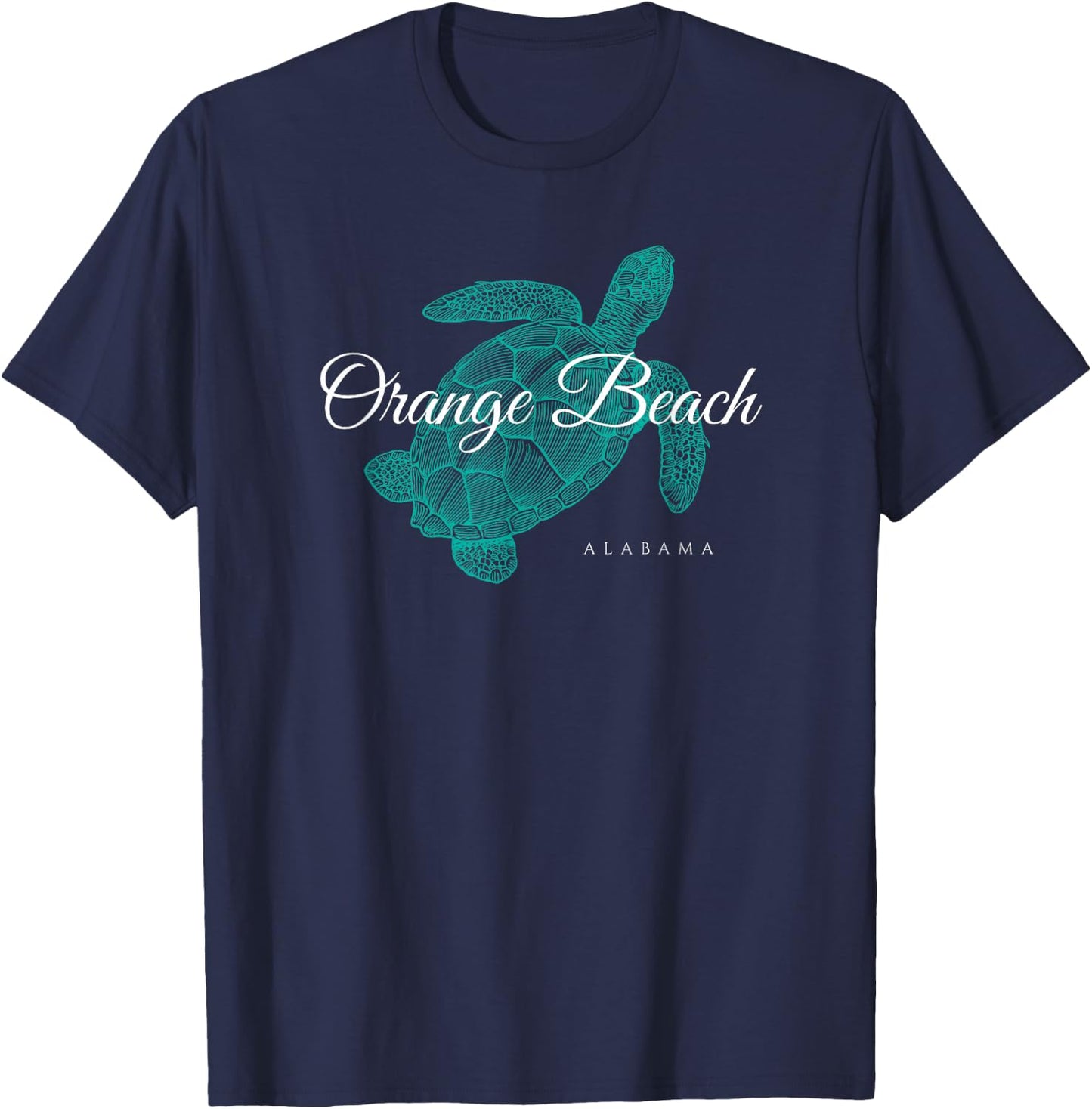 Orange Beach Alabama Women Girls Kids T-Shirt - T-Shirt | Navy
