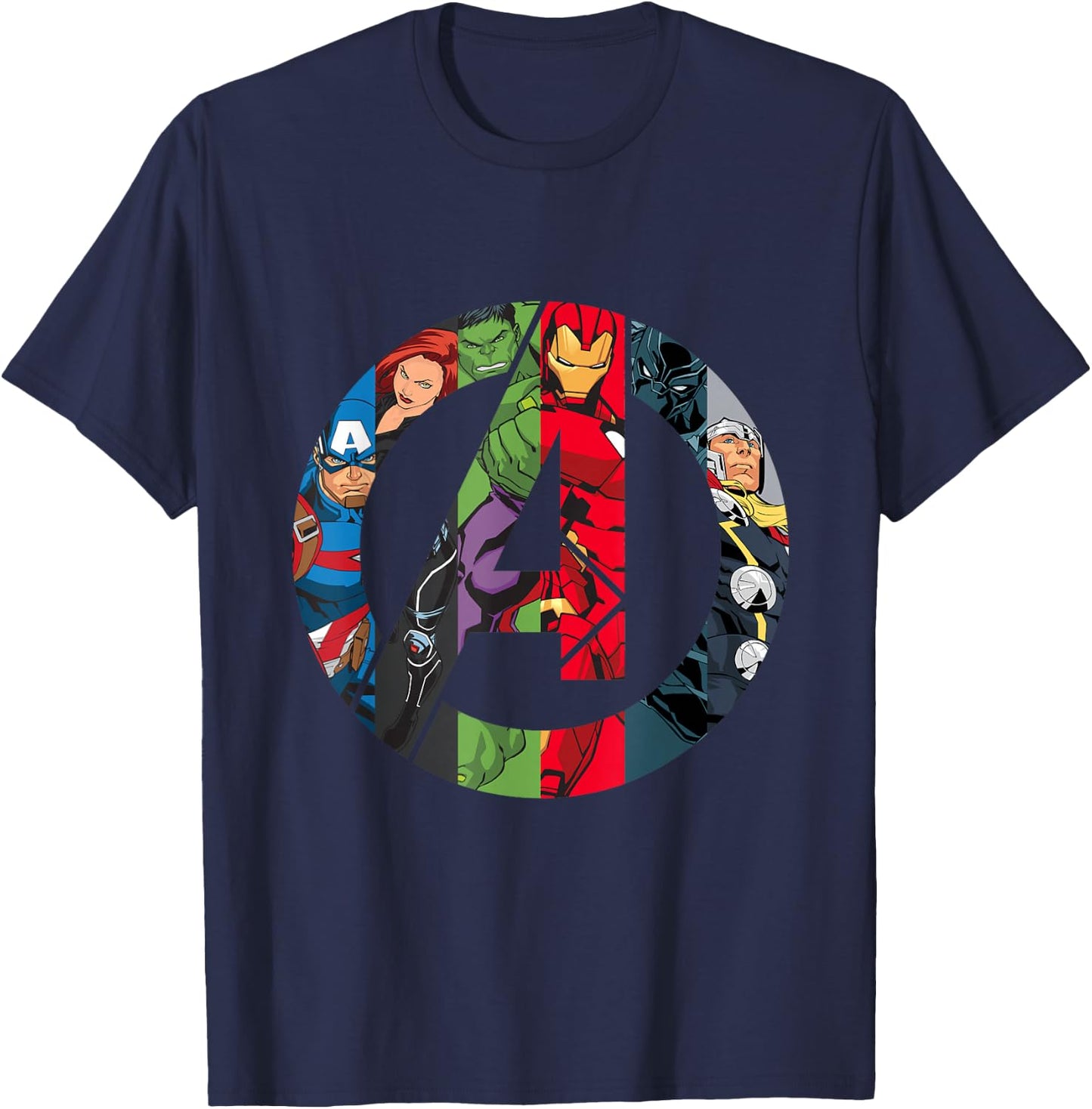 Marvel Avengers A Logo T-Shirt - T-Shirt | Navy