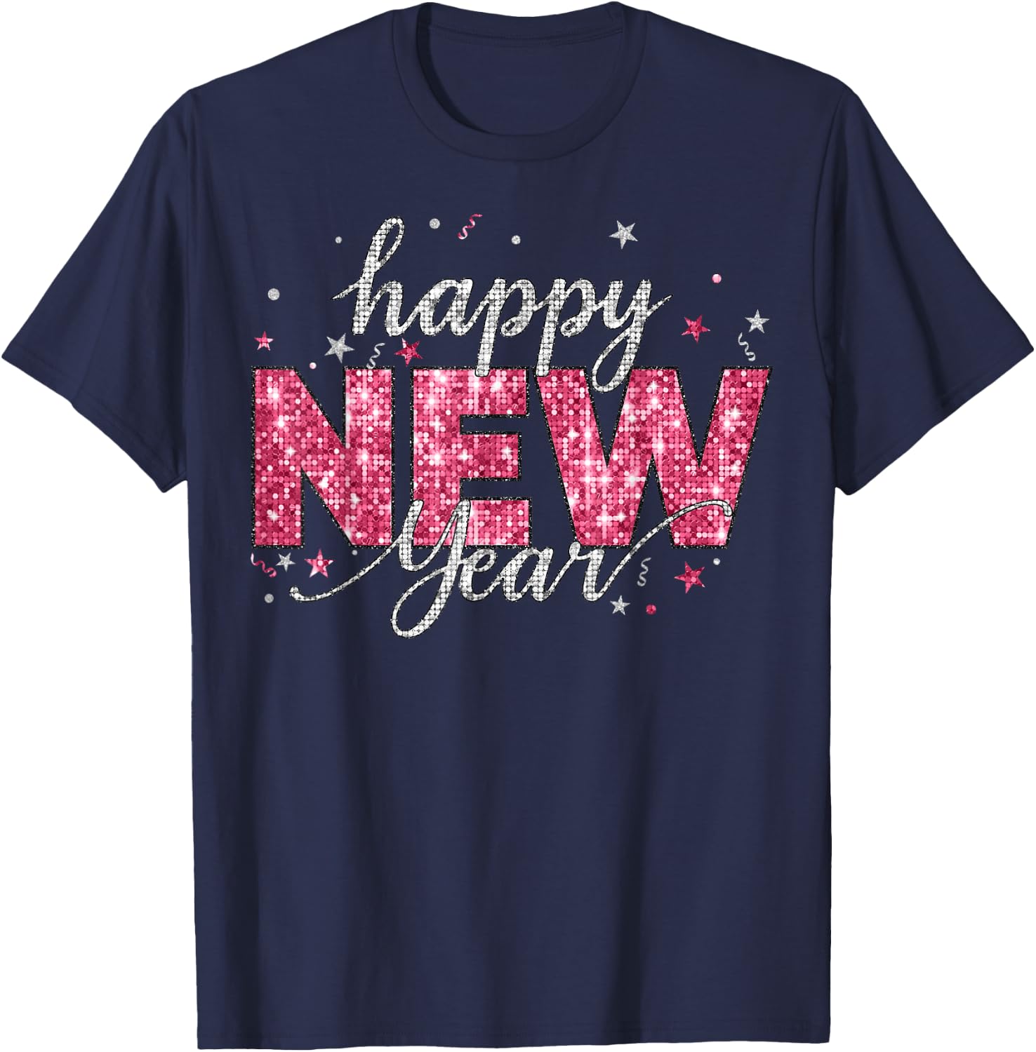 Happy New Year 2026 New Year's Eve Countdown Party Family T-Shirt - T-Shirt | Navy