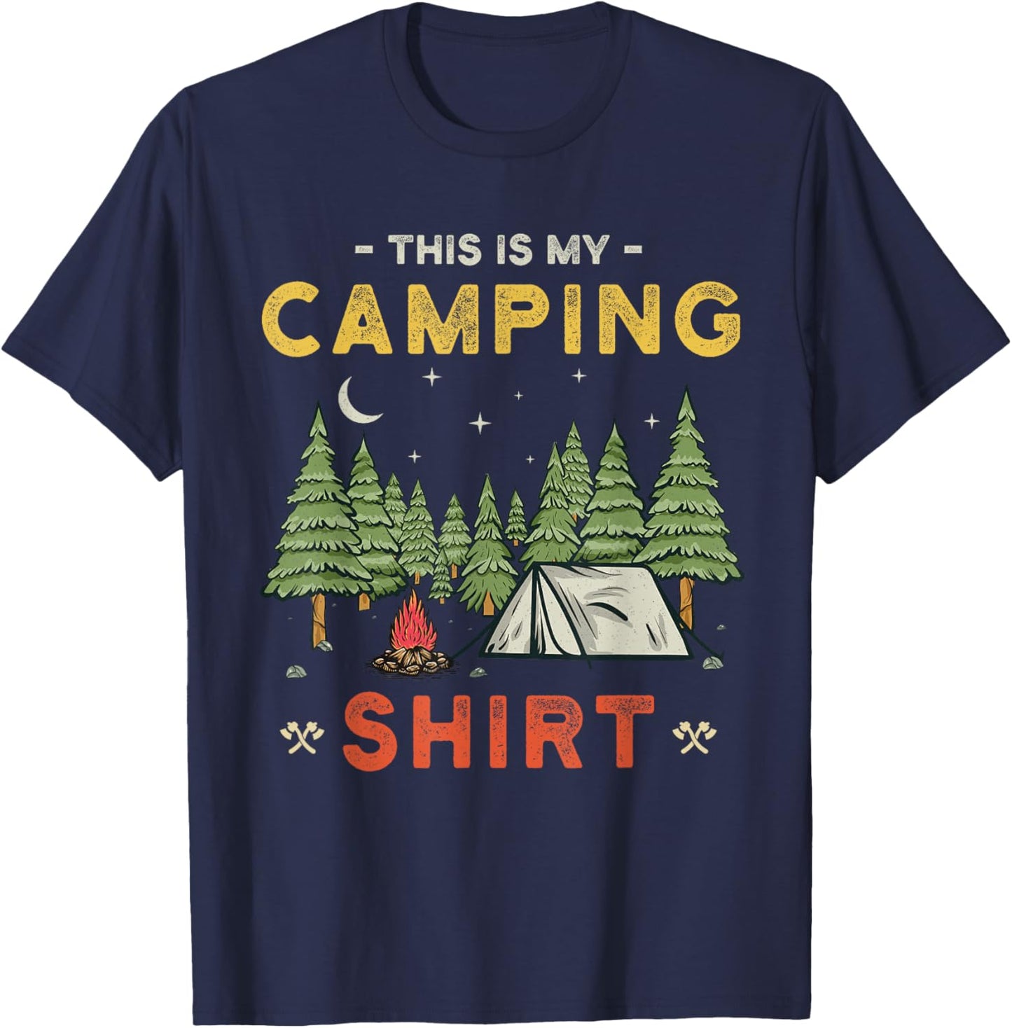 Camping Cosuin Funny Camper T-Shirt - T-Shirt | Navy