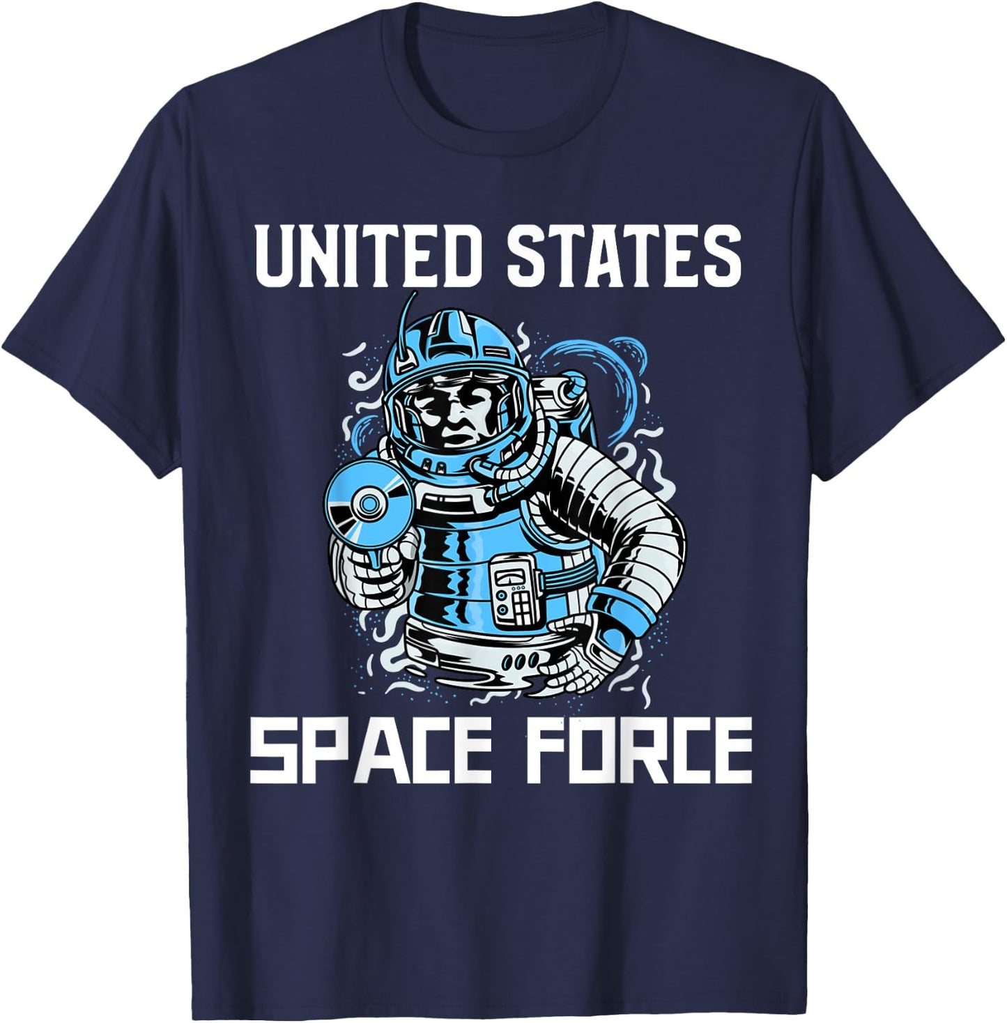 United States Space Force Space Man T-Shirt - T-Shirt | Navy